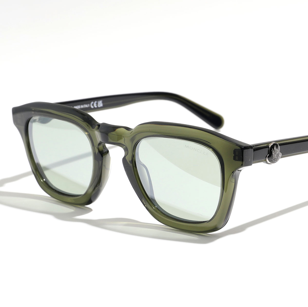 MONCLER モンクレール サングラス ML0262 メンズ ウェリントン型 メガネ 眼鏡 アイコンロゴ アイウェア カラー3色