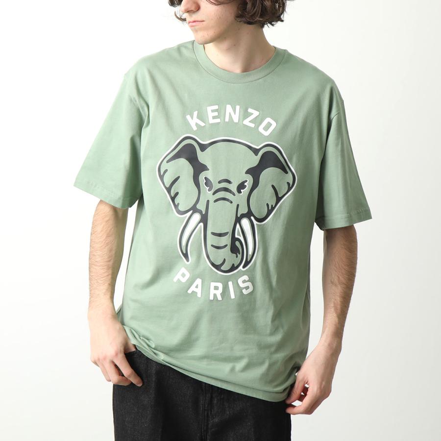 KENZO ケンゾー 半袖 Tシャツ ELEPHANT CLASSIC T-SHIRT PFE55TS1894SG メンズ エレファント ロゴ コットン クルーネック カラー3色｜s-musee｜03