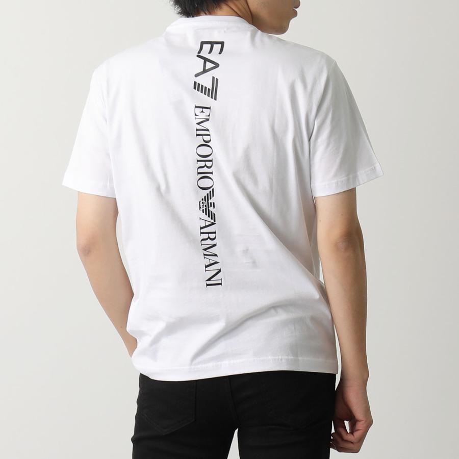 EA7 EMPORIO ARMANI エアセッテ エンポリオアルマーニ Tシャツ 8NPT18 PJ02Z メンズ 半袖 カットソー ロゴT クルーネック コットン カラー3色｜s-musee｜03