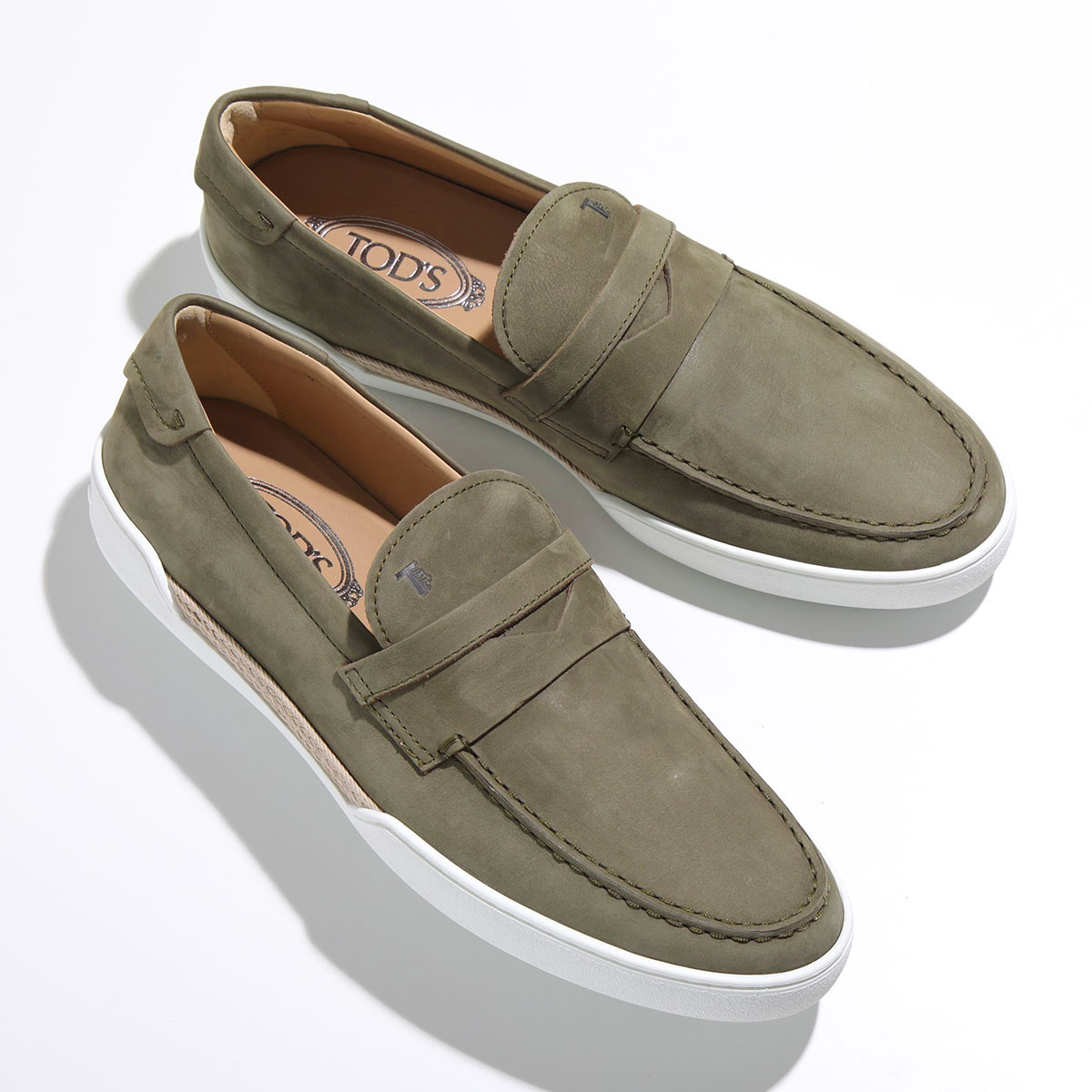 TODS トッズ ローファー XXM48B0BC3ZPX6 メンズ ヌバック レザー