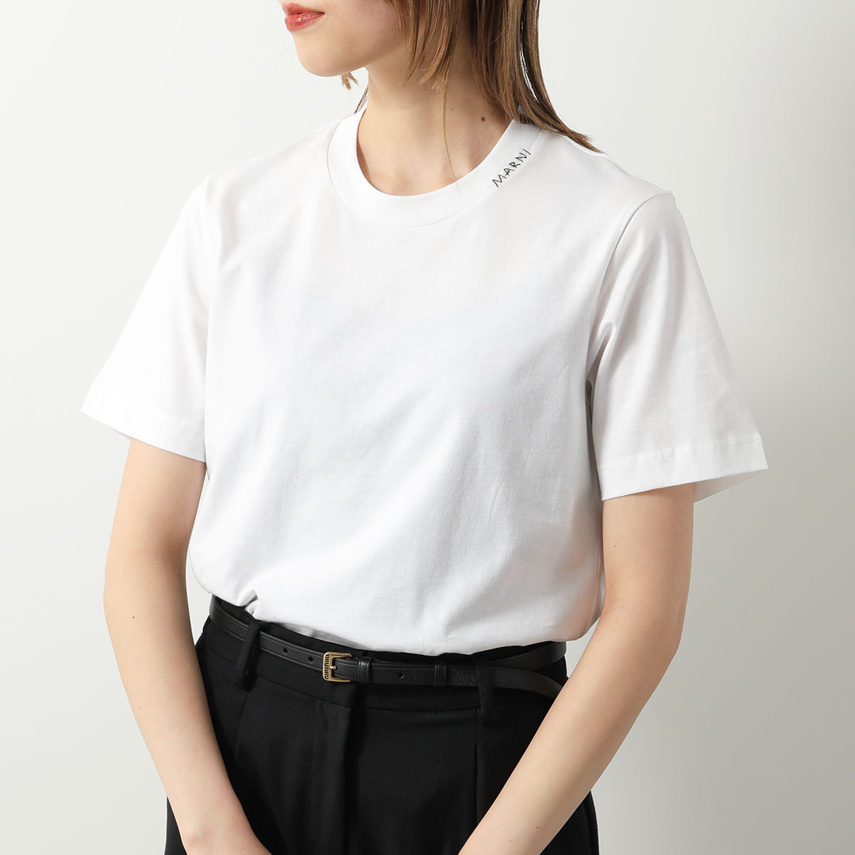 MARNI マルニ Tシャツ【1枚単品】THJE0211X2 UTCZ68 レディース 半袖 カット...