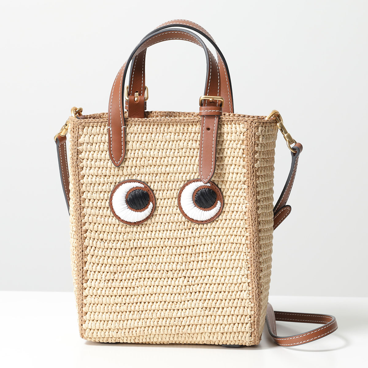 ANYA HINDMARCH かごバッグ Eyes 189057 レディース ショルダーバッグ ラフ...