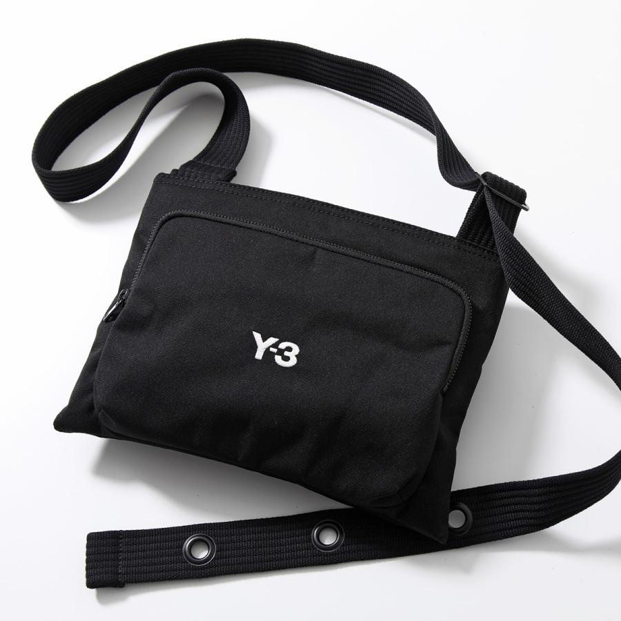 Y-3 ワイスリー ショルダーバッグ Y-3 SACOCHE サコッシュ IR5791 メンズ ボディバッグ ロゴ 刺繍 鞄 BLACK｜s-musee｜02