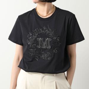 MAX MARA マックスマーラ 半袖 Tシャツ ELMO レディース クルーネック コットン 刺繍...