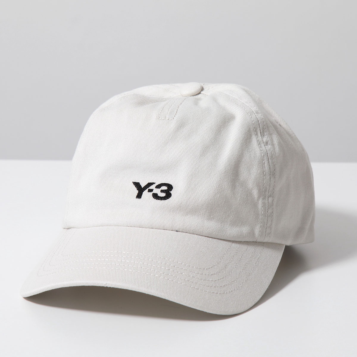 Y-3 ワイスリー ベースボールキャップ DAD CAP IN2390 メンズ コットン ロゴ刺繍 帽子 TALC｜s-musee｜02