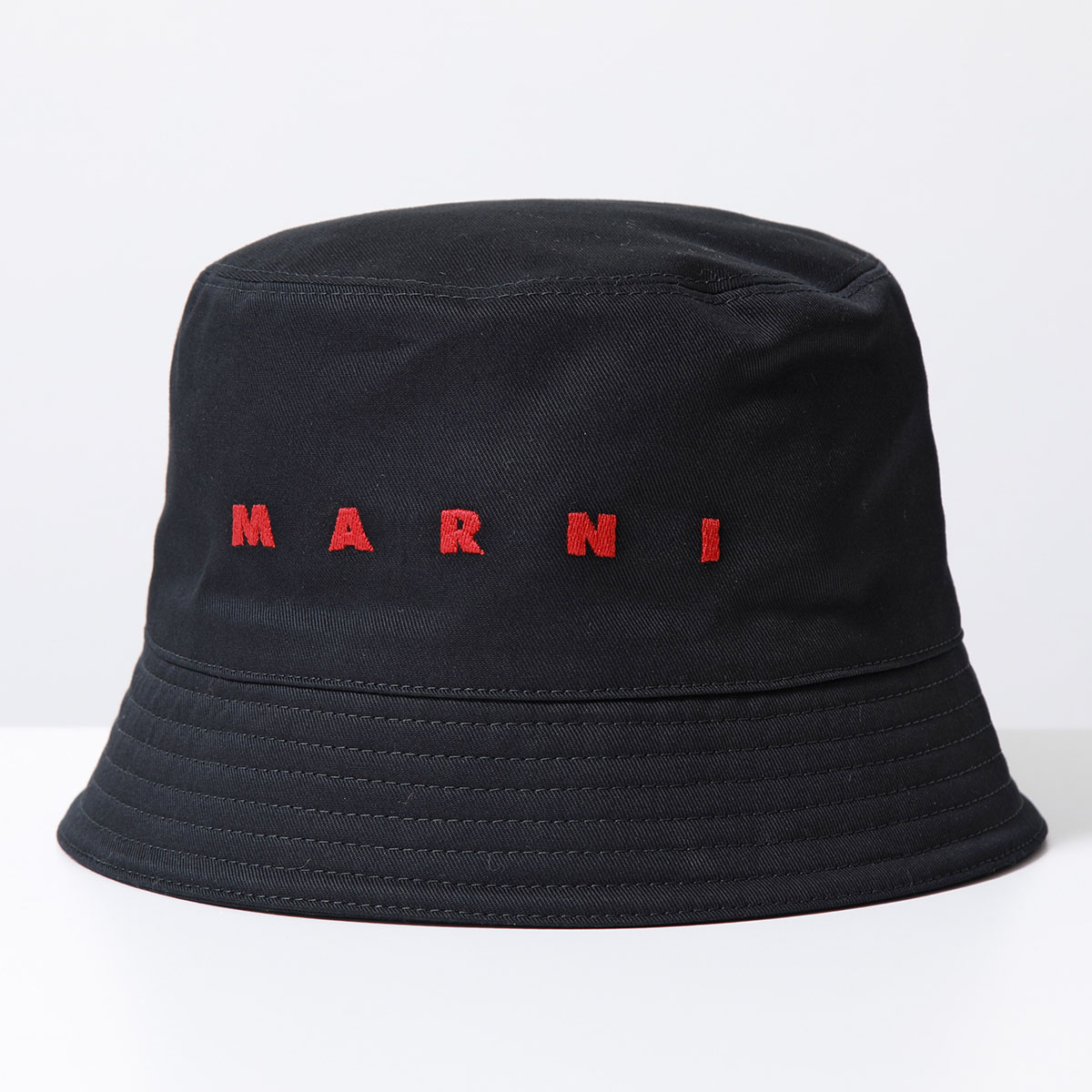 MARNI マルニ バケットハット CLZC0110S0 UTC311 メンズ コットン ロゴ刺繍 帽子 カラー3色｜s-musee｜02