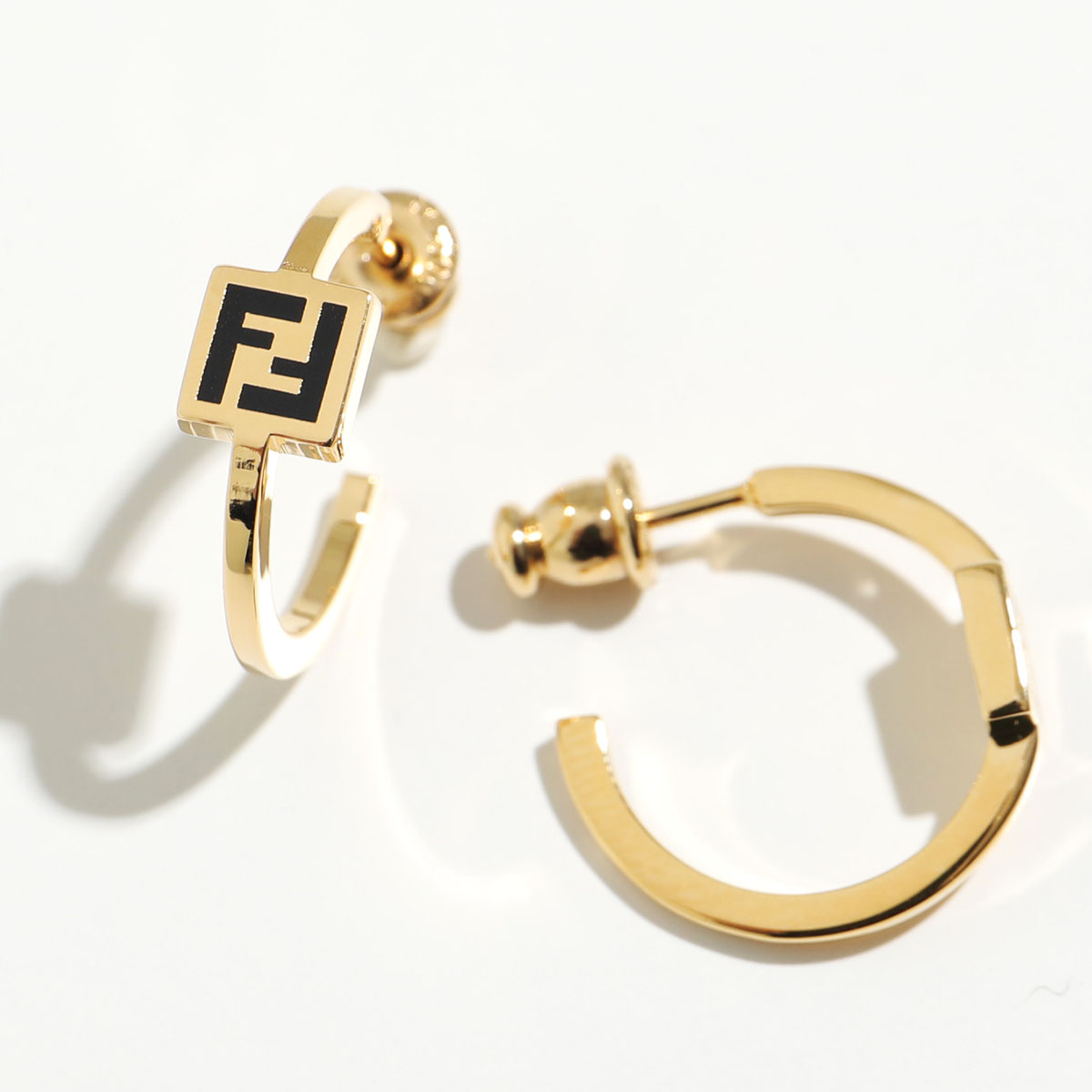 FENDI フェンディ フープピアス FOEVER フォーエバー 8AH992 TL9 レディース FFロゴ アクセサリー カラー2色