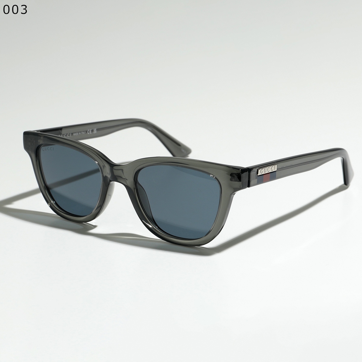 GUCCI グッチ サングラス GG1116S レディース ウェリントン型 アジアンフィット メタルロゴ シェリーライン セルフレーム アイウェア カラー4色の画像