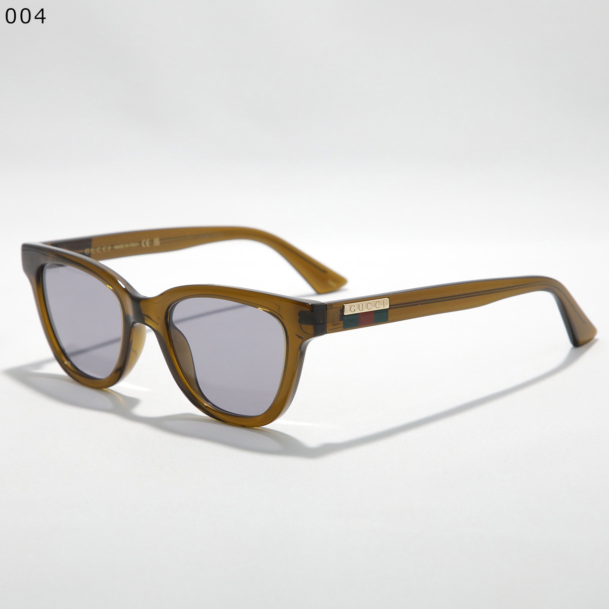 GUCCI グッチ サングラス GG1116S レディース ウェリントン型 アジアンフィット メタルロゴ シェリーライン セルフレーム アイウェア カラー4色の画像