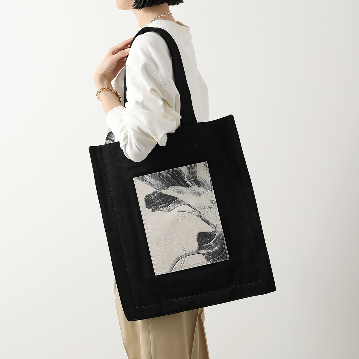 Y-3 ワイスリー トートバッグ FLORAL TOTE フローラル IN2408 レディース コッ...
