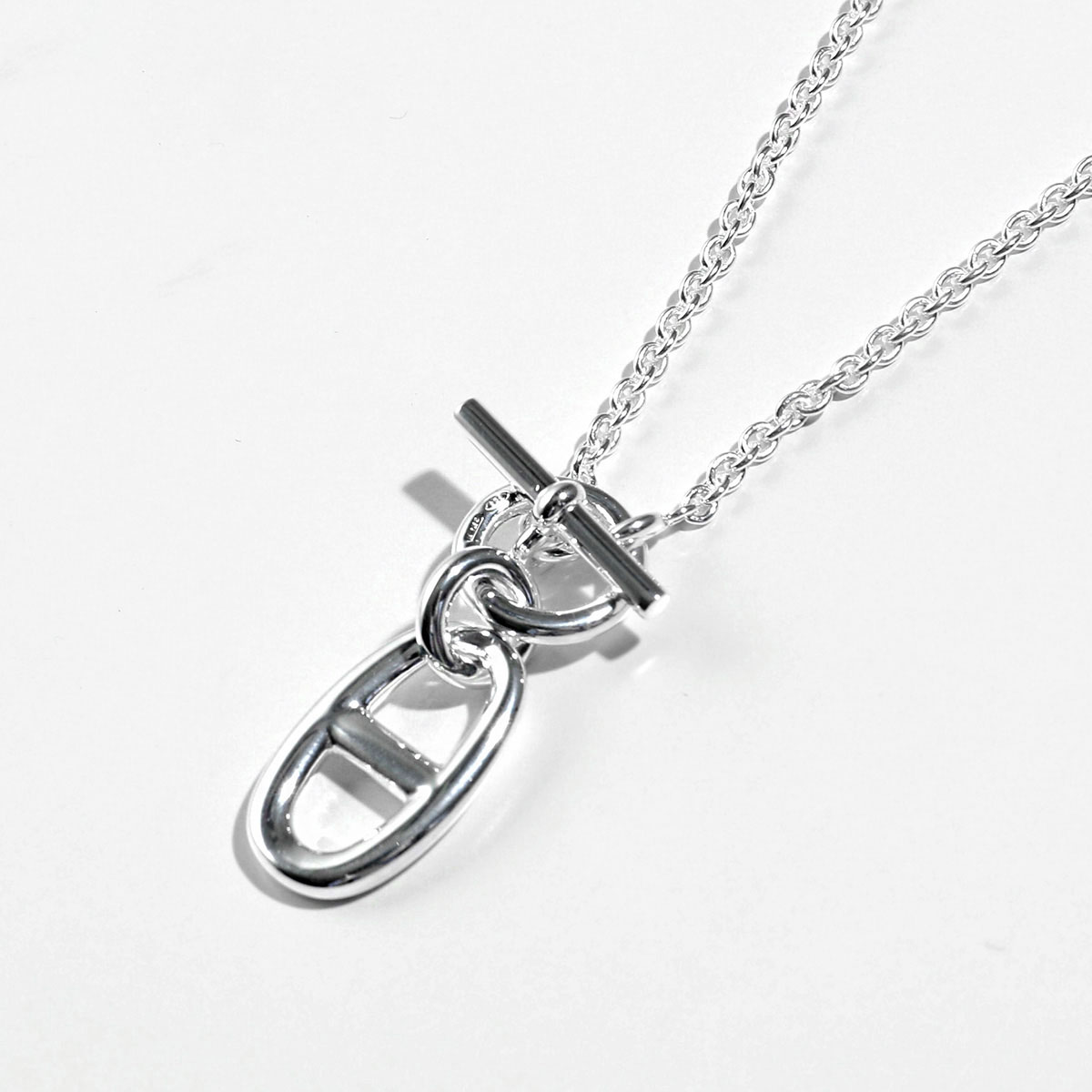 HERMES エルメス ネックレス Chaine dAncre シェーヌダンクル ファランドール Amulet アミュレット H104141B レディース ペンダント チェーン silver925｜s-musee｜02