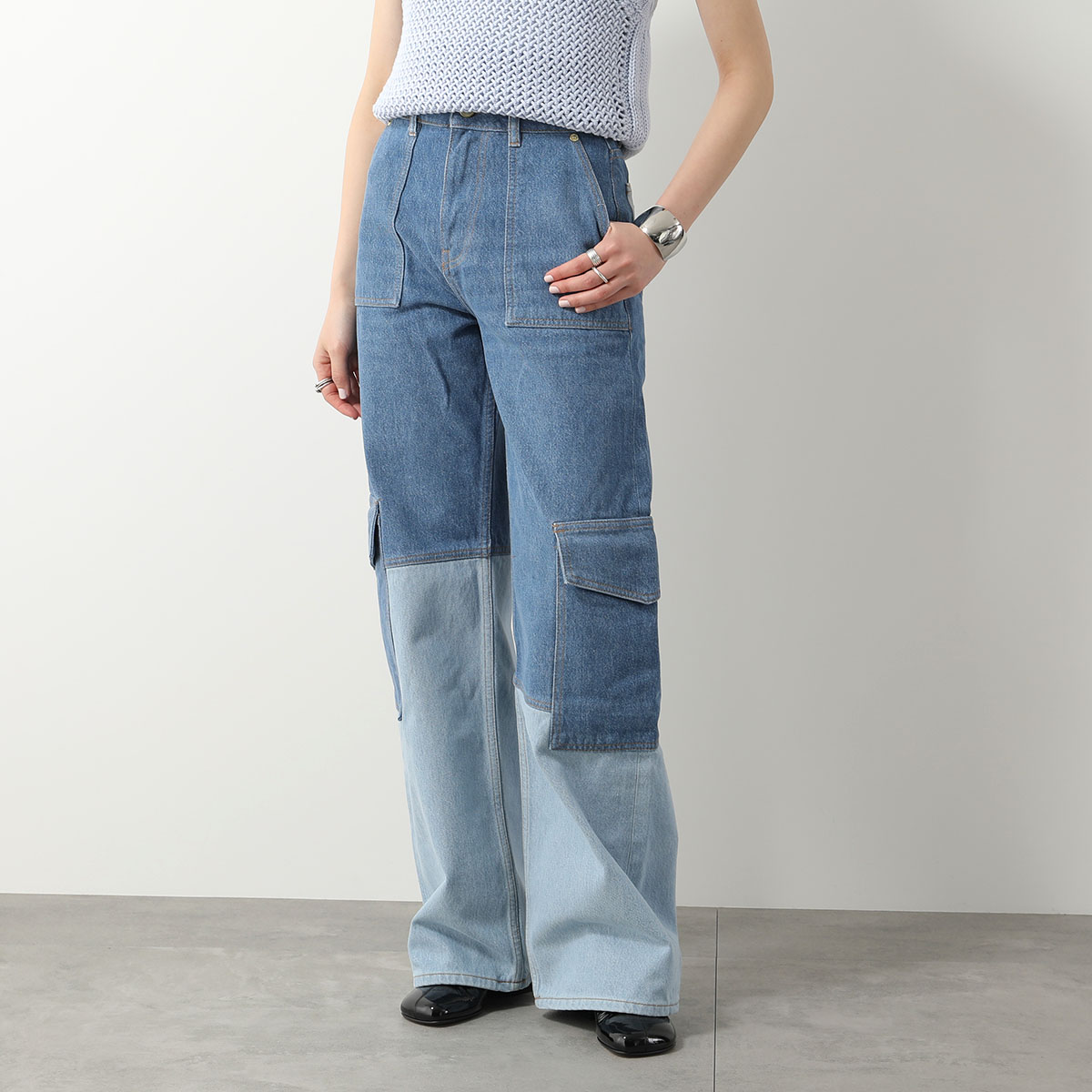 デニム・ジーパン Ganni Wide-Leg Brown Jeans Ganni Wide-leg jeans for Women | Online Sale up to 50% off