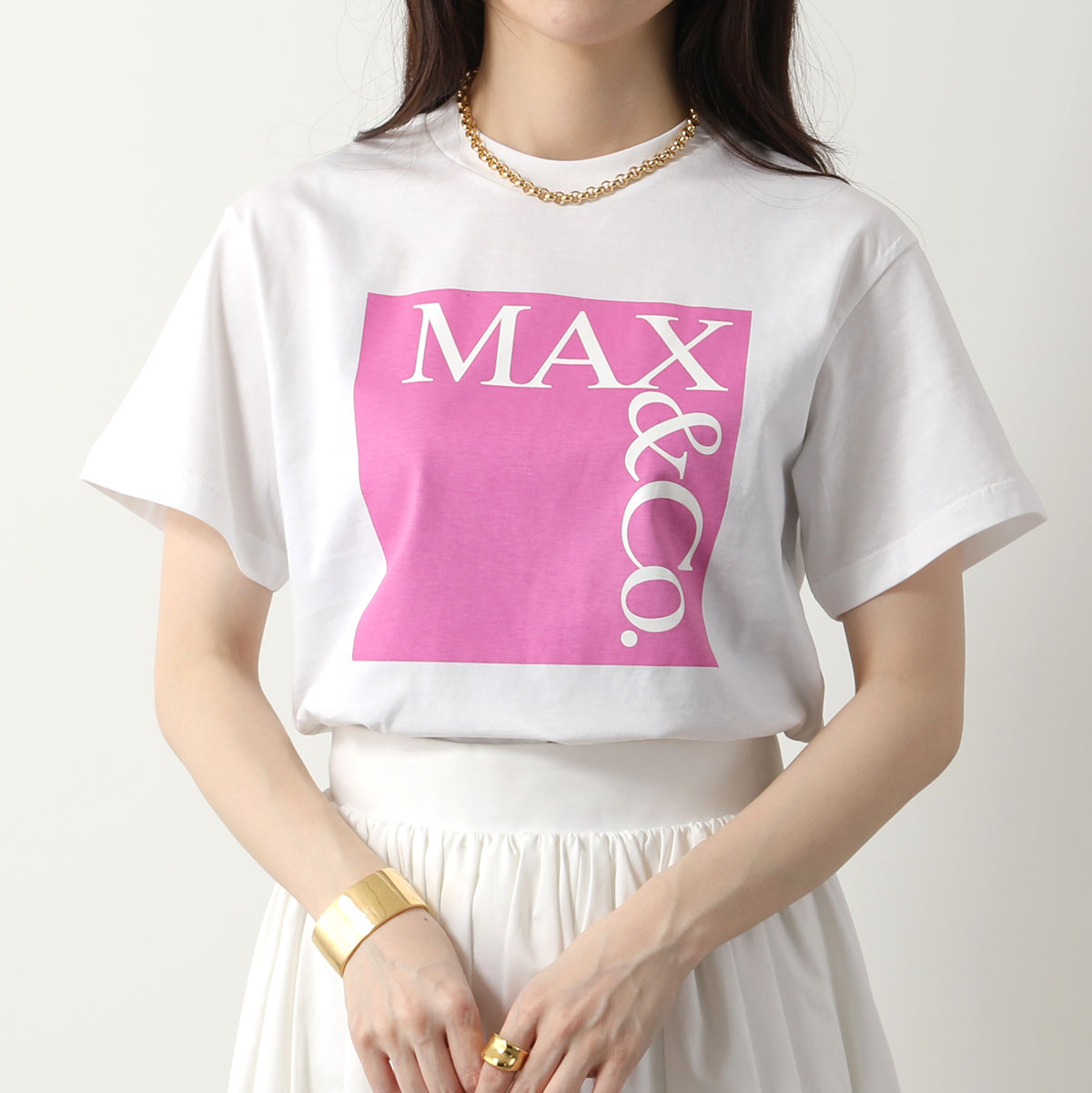 MAX MARA MAX&CO KIDS マックスマーラ マックス＆コー キッズ Tシャツ MX0005 MX014 レディース ガールズ 半袖 カットソー ロゴT カラー3色｜s-musee｜02