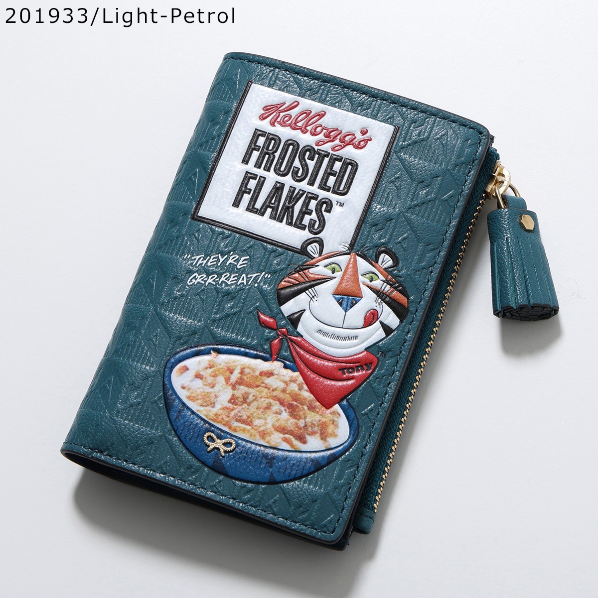 ANYA HINDMARCH にゃんこ ANYA HINDMARCH アニヤハインドマーチ 財布 Folding Wallet