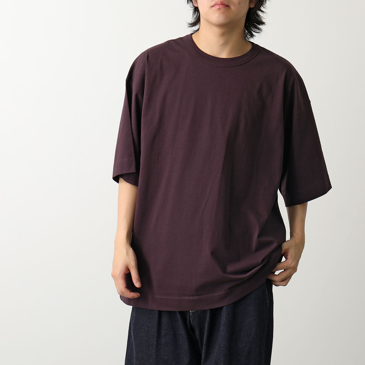 DRIES VAN NOTEN ドリスヴァンノッテン Tシャツ HEIN 021103 8600 メンズ 半袖 クルーネック カットソー  オーバーサイズ カラー2色