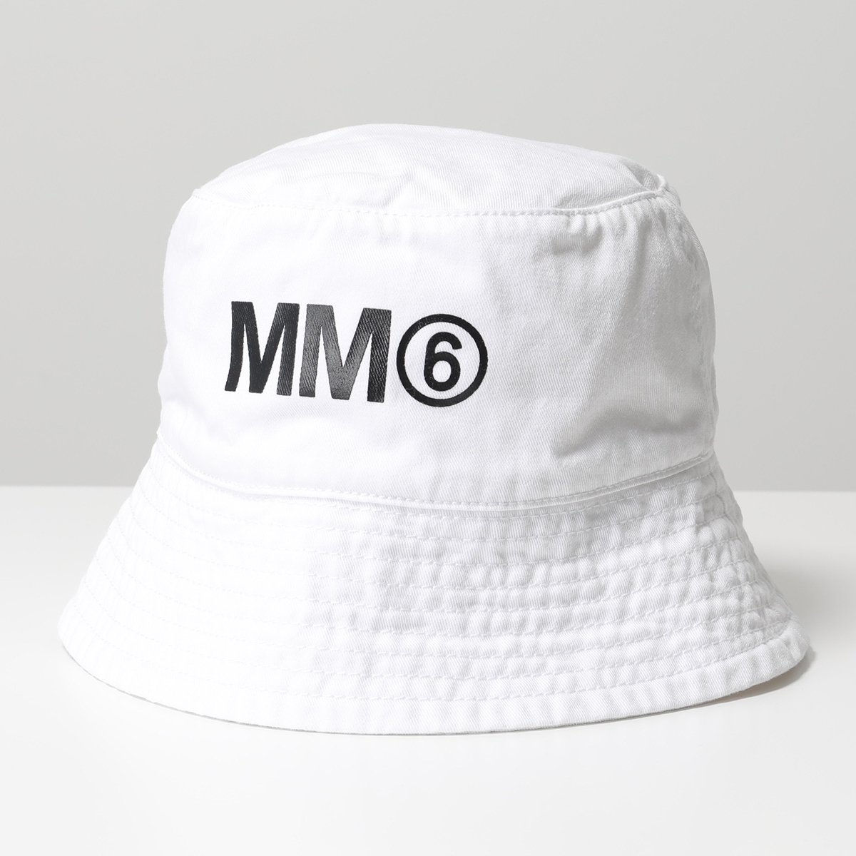 MM6 KIDS エムエムシックス メゾンマルジェラ キッズ バケットハット M60535 MM025 レディース ガールズ ロゴ コットン 帽子 カラー3色｜s-musee｜02