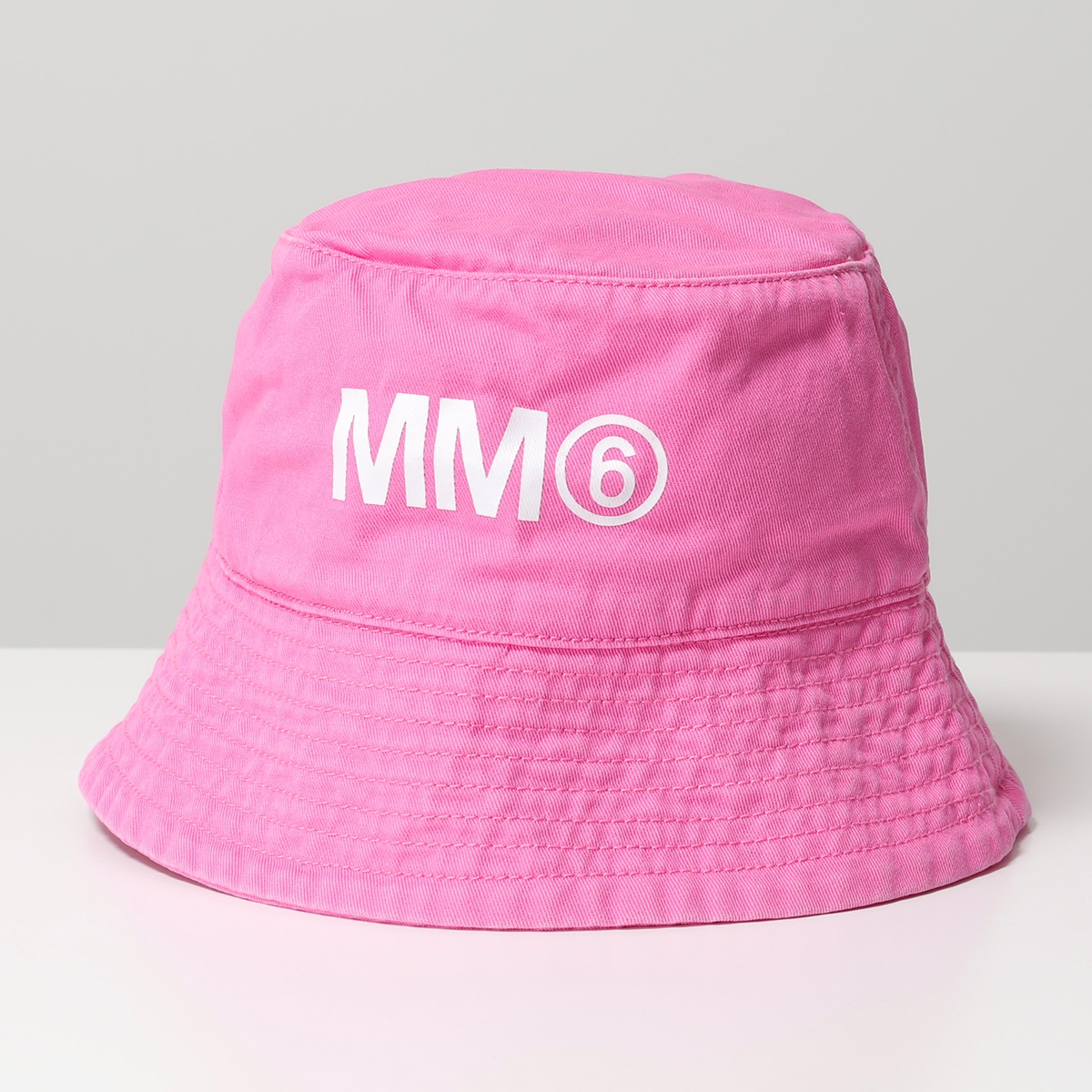 MM6 KIDS エムエムシックス メゾンマルジェラ キッズ バケットハット M60535 MM025 レディース ガールズ ロゴ コットン 帽子 カラー3色｜s-musee｜03