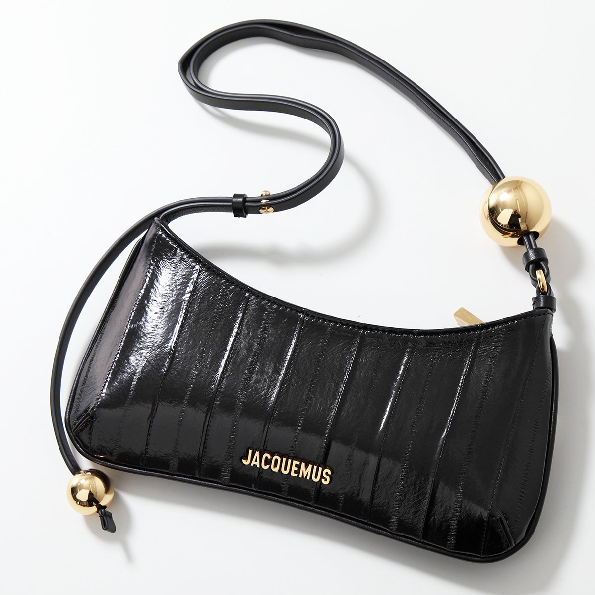 JACQUEMUS ジャックムス ショルダーバッグ Le Bisou Perle 231BA057 3169 レディース レザー メタルビーズ ロゴ  ミニバッグ 鞄 990/BLACK : 360312669 : インポートセレクトmusee - 通販 - Yahoo!ショッピング