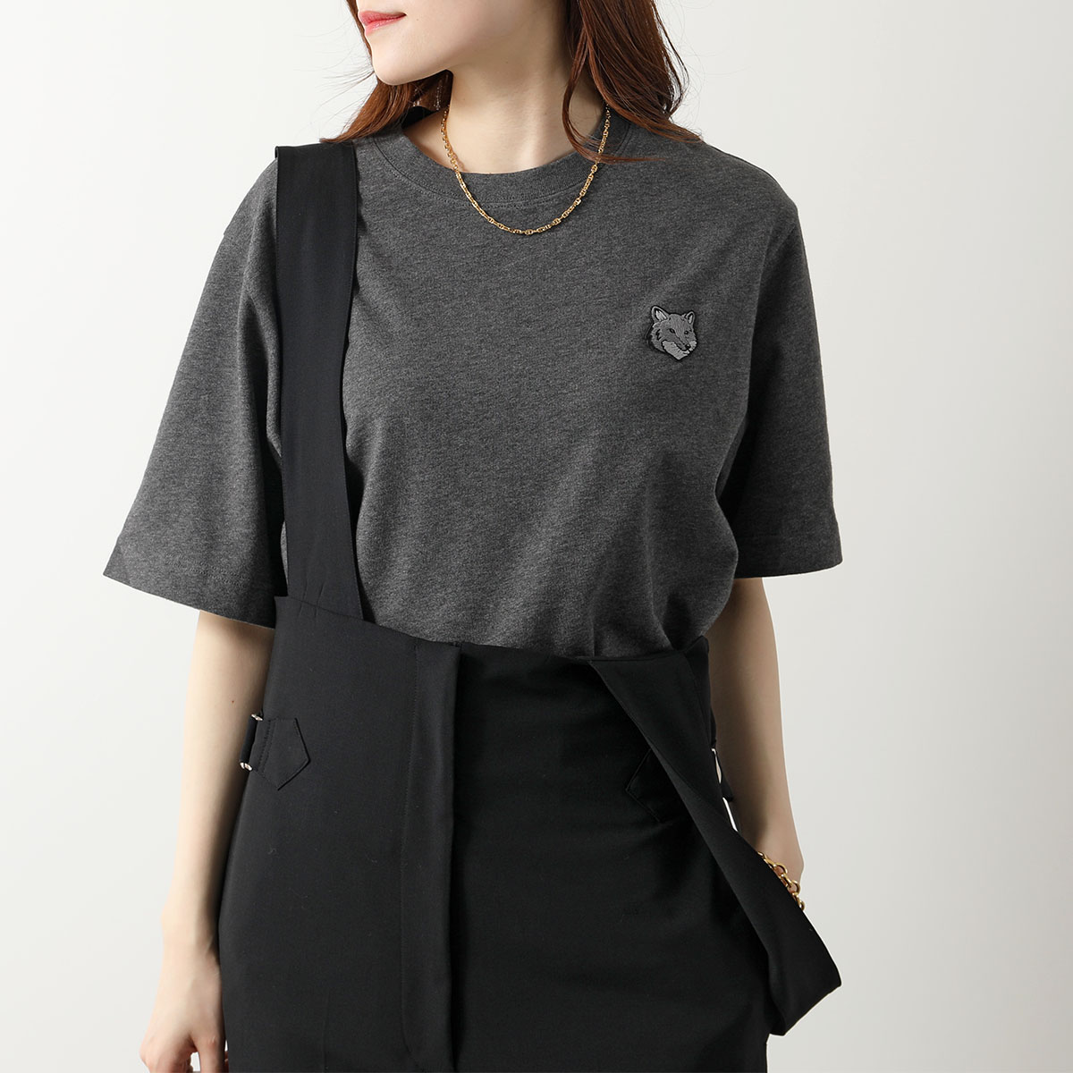 MAISON KITSUNE メゾンキツネ Tシャツ LM00107KJ0119 レディース