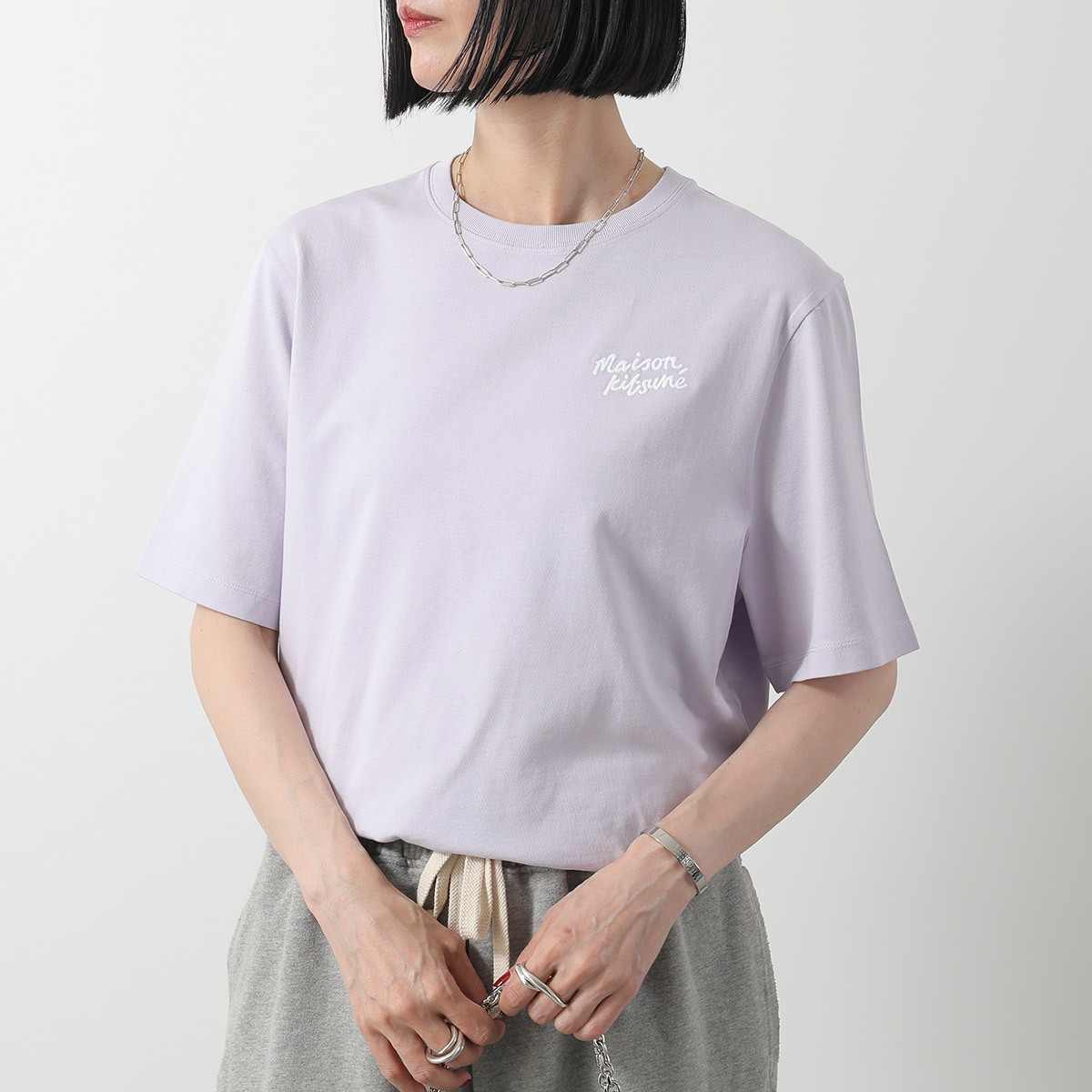 MAISON KITSUNE メゾンキツネ Tシャツ MW00126KJ0119 レディース