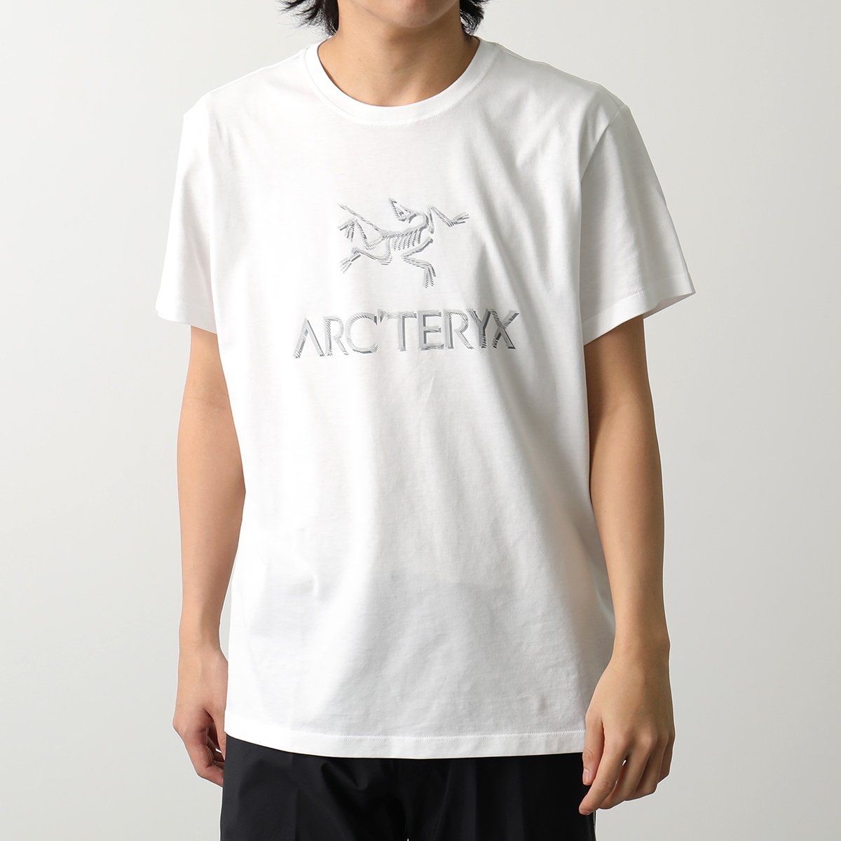 ARCTERYX アークテリクス Tシャツ Arc'Word Cotton T-Shirt SS X000008135 メンズ コットン 半袖 クルーネック ロゴ カラー2色｜s-musee｜02