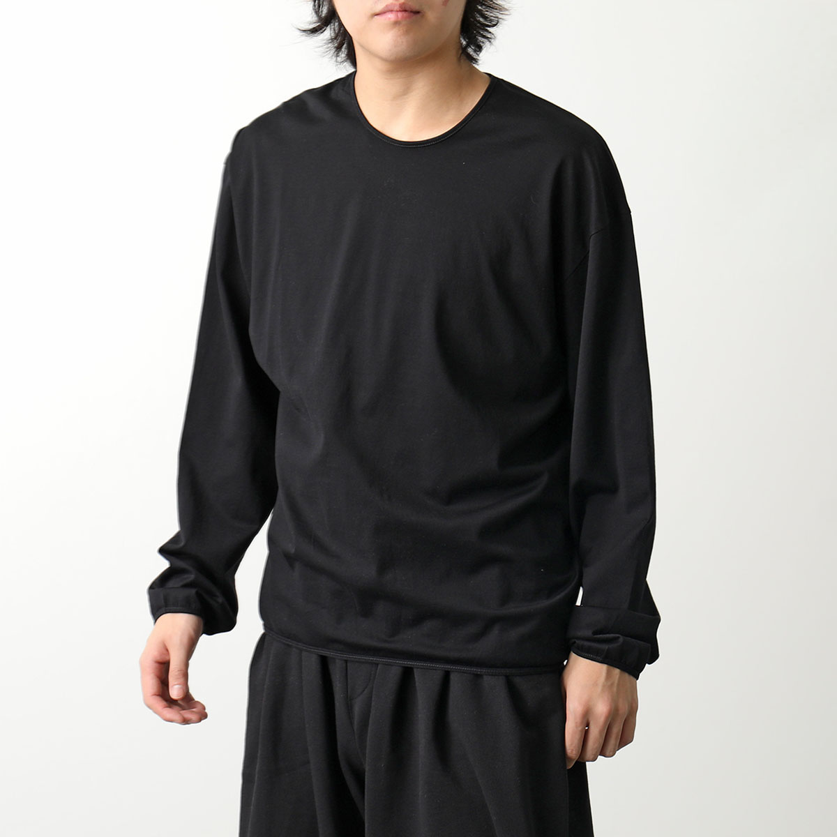 Lemaire ルメール Tシャツ LS RELAXED TEE TO1182 LJ1018 メンズ 長袖 カットソー クルーネック コットン カラー2色｜s-musee｜02