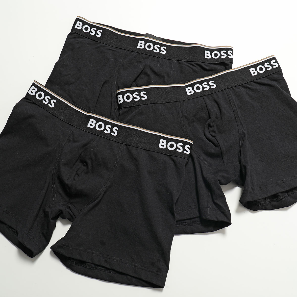 HUGO BOSS ヒューゴボス ボクサーパンツ BLACK BOXERBR 3P POWER 50...