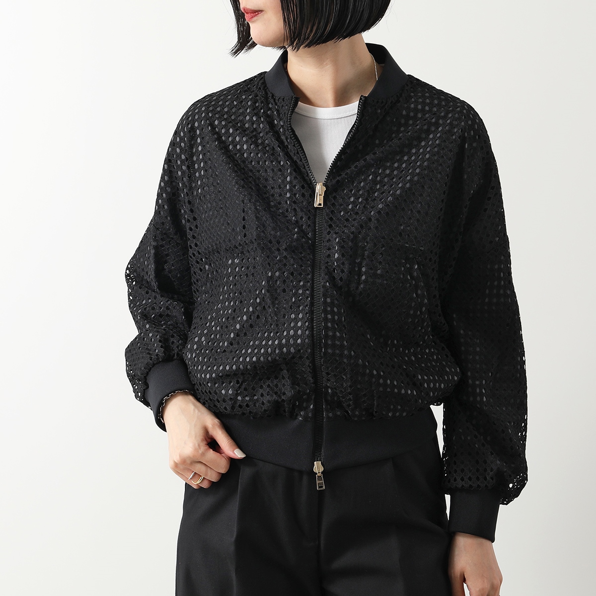 ◆Herno 最新作◆スパンコール付き ボマージャケット/Black◆ Herno sequin-embellished Bomber Jacket | Black | FARFETCH