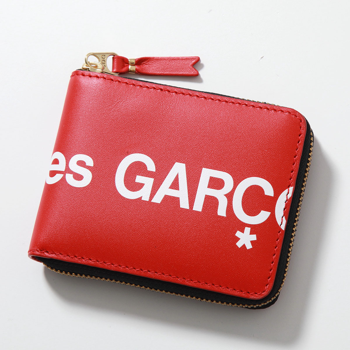 COMME des GARCONS コムデギャルソン 二つ折り財布 HUGE LOGO SA7100...