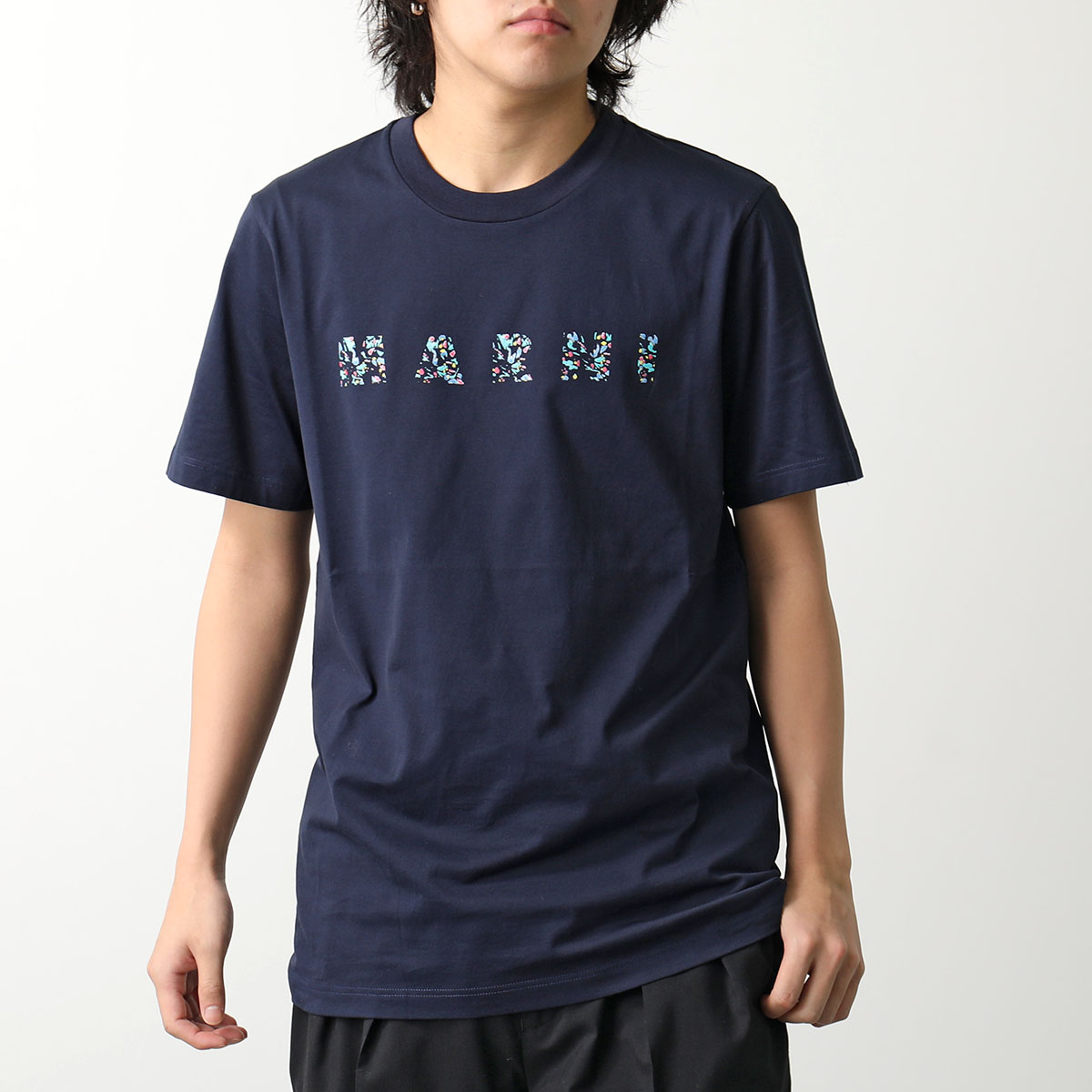 MARNI マルニ Tシャツ HUMU0198PQ USCW21 メンズ 半袖 カットソー ロゴT ...
