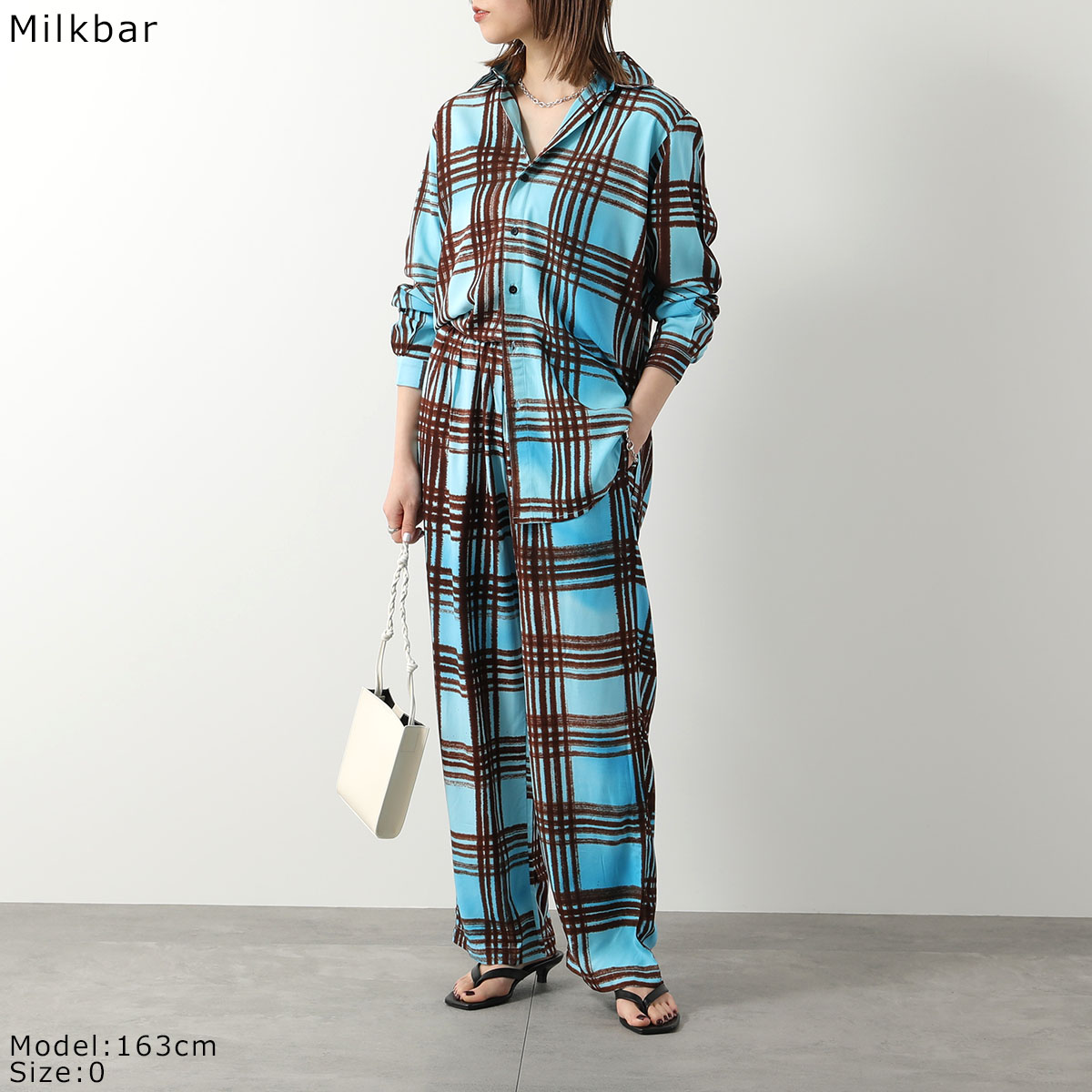 SUKU HOME スクホーム セットアップ Winter Pyjamas レディース 長袖シャツ + イージーパンツ  カラー3色｜s-musee｜03