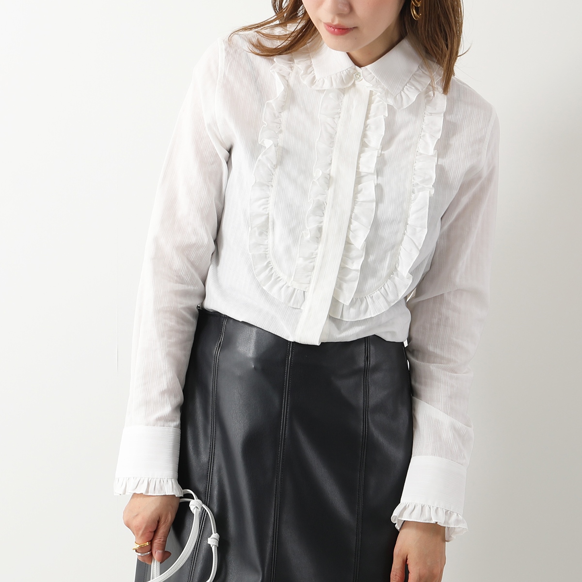 SAINT LAURENT サンローラン レディース ノースリーブ コットン SAINT  