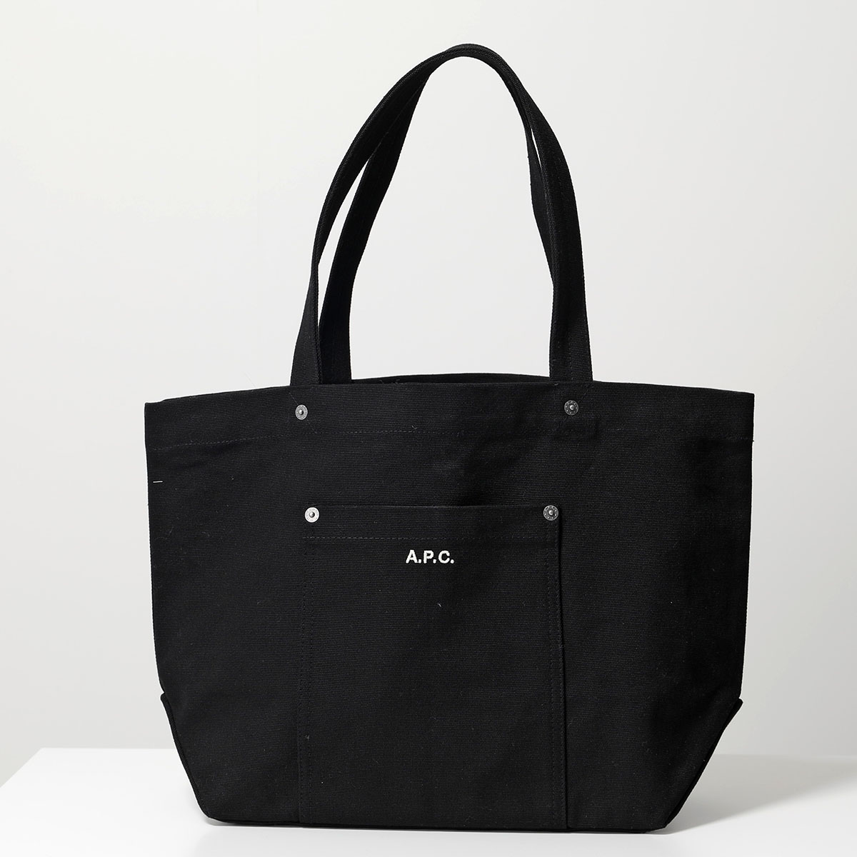 APC A.P.C. アーペーセー トートバッグ tote thais COGYX M61832 レディース ロゴ刺繍 ショッピングバッグ 鞄 カラー2色｜s-musee｜02
