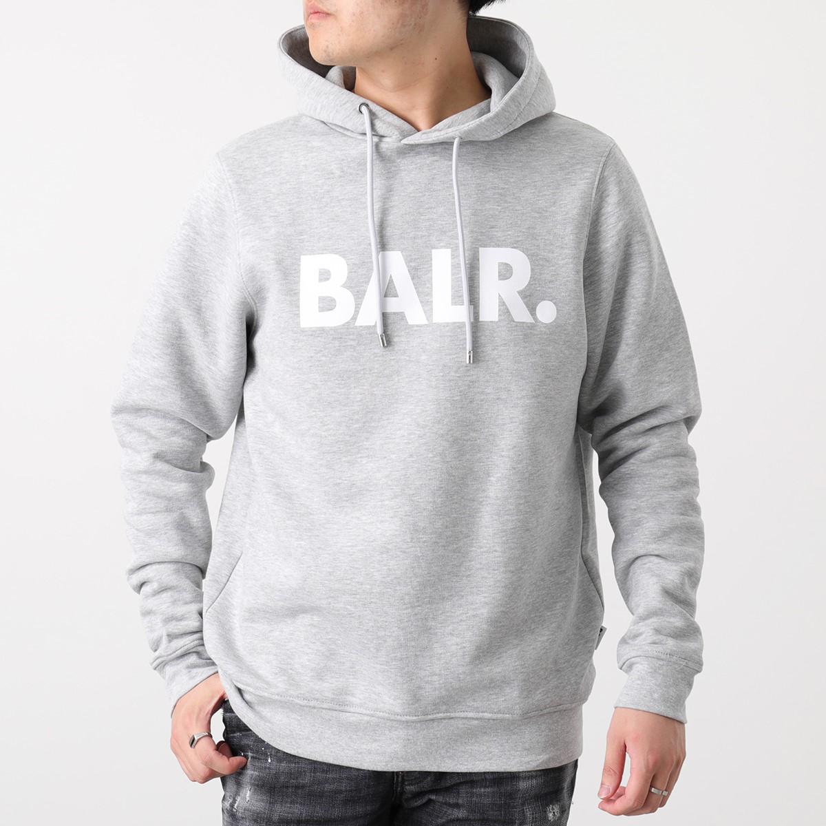 【訳あり-Sのみ】BALR. ボーラー スウェット パーカー Brand Straight Hood...