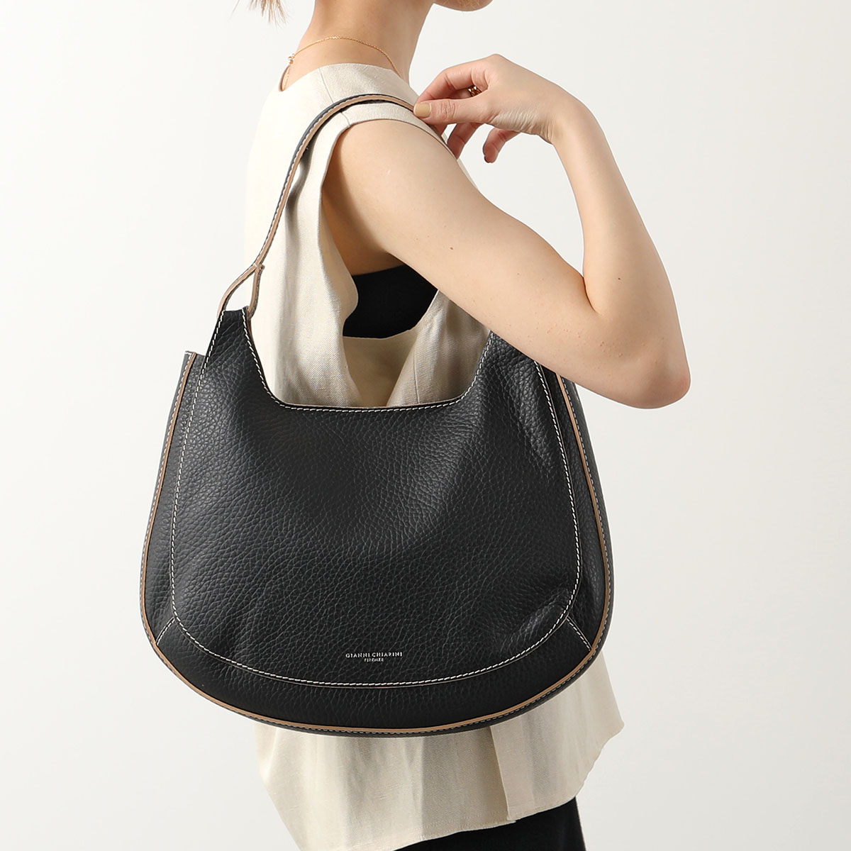 GIANNI CHIARINI ハンドバッグ CLOE M クロエ BS 10661 RNGDBL ...