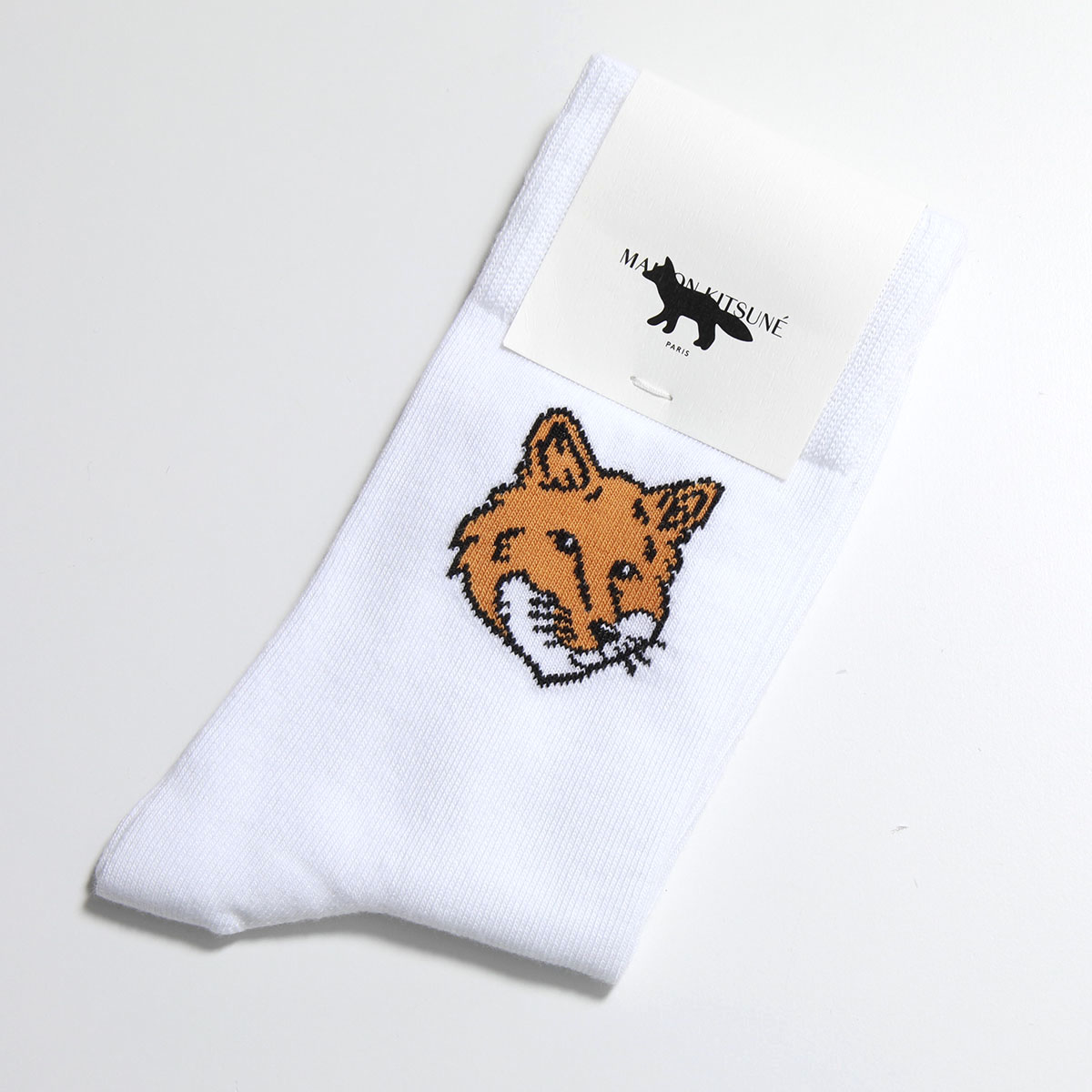 MAISON KITSUNE メゾンキツネ ソックス FOX HEAD SOCKS フォックス ヘッ...