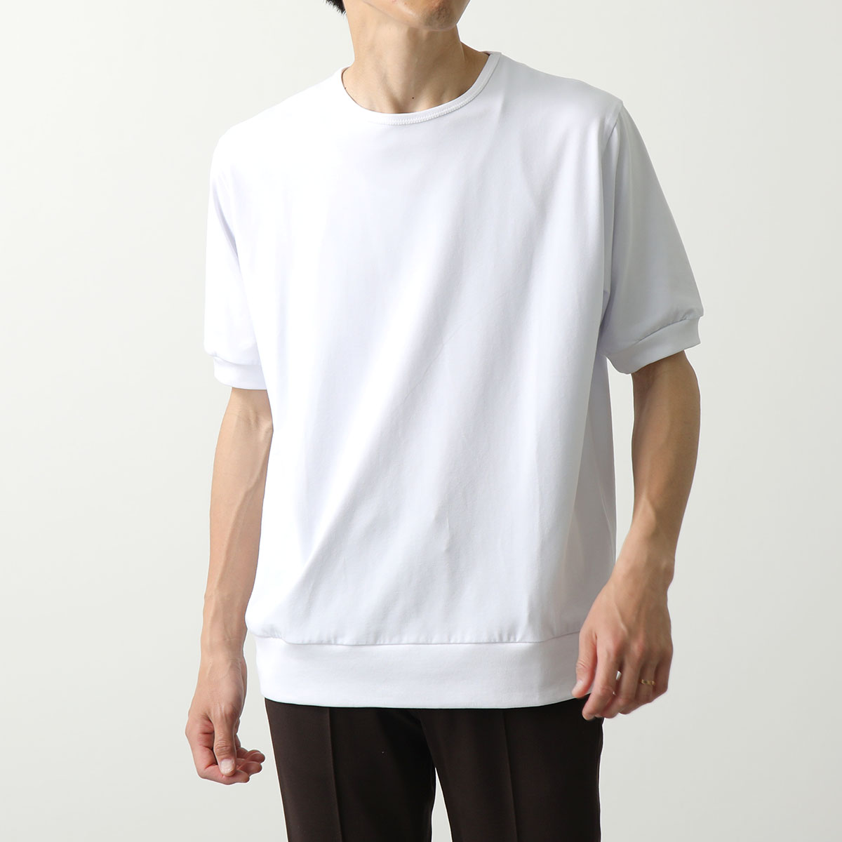 giab's ARCHIVIO ジャブスアルキヴィオ Tシャツ GRT S メンズ 半袖 無地 クルーネック ストレッチ カラー3色｜s-musee｜02