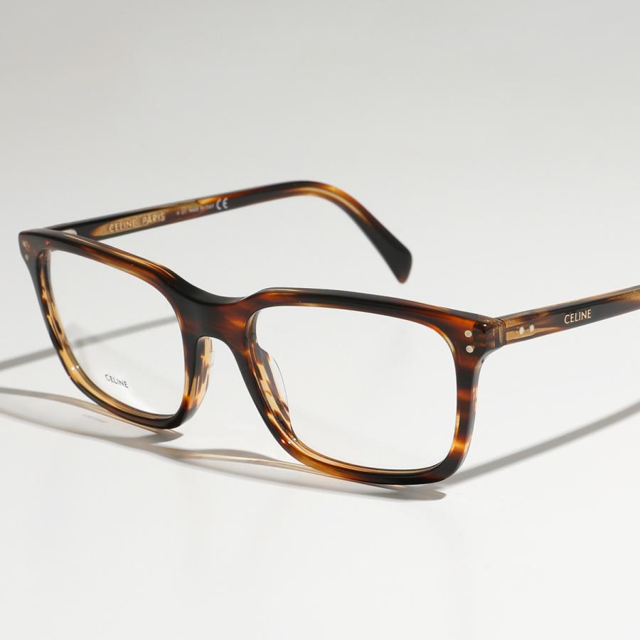 CELINE セリーヌ メガネ CL50081I レディース スクエア型 ウェリントン型 眼鏡 めがね 伊達メガネ ロゴ アイウェア 056｜s-musee｜02