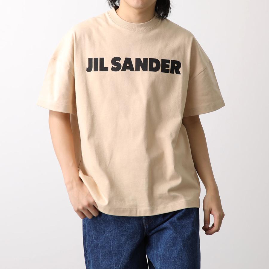 JIL SANDER ジルサンダー Tシャツ J21GC0001 J20215 メンズ 半袖 カットソー ロゴT コットン クルーネック カラー2色｜s-musee｜02