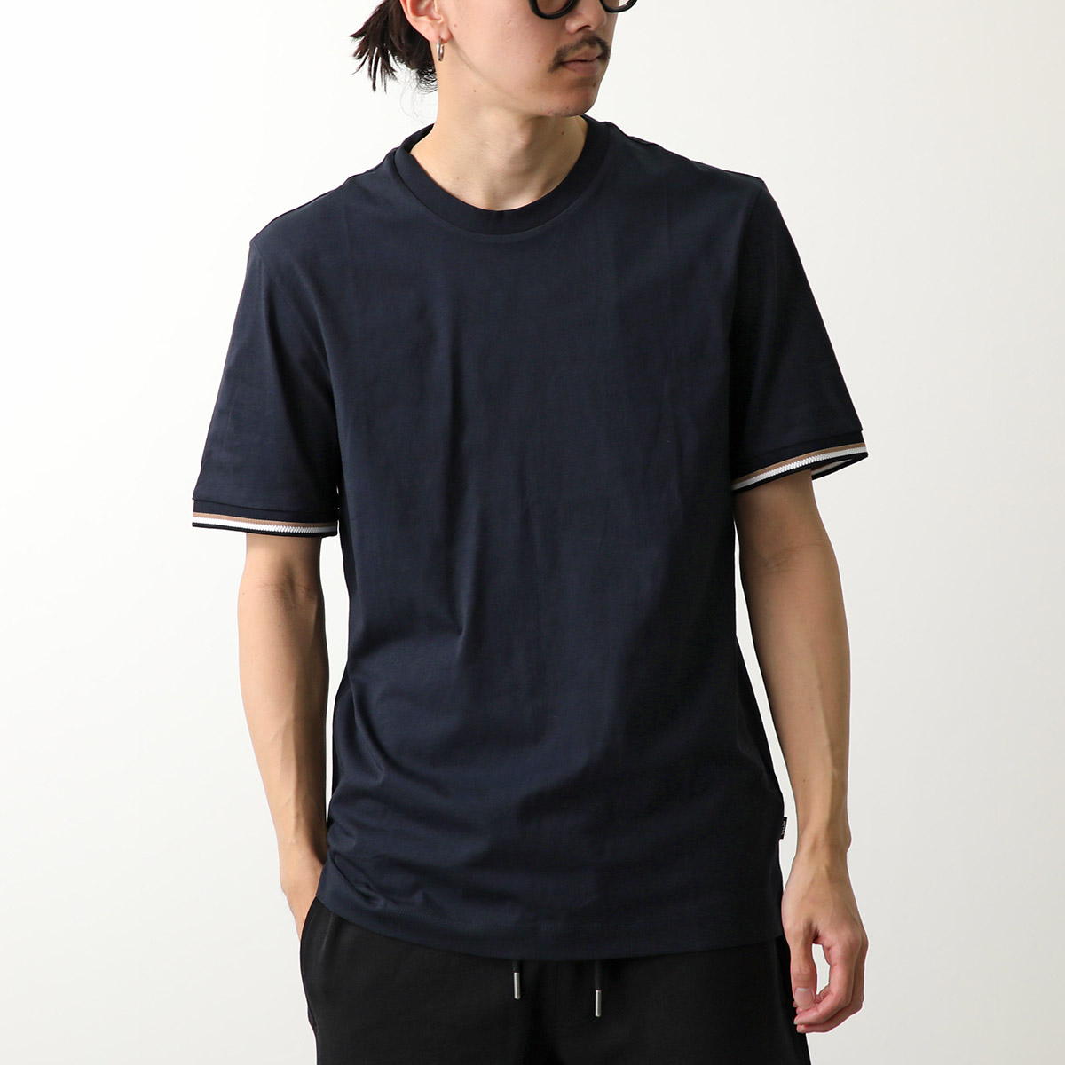 HUGO BOSSブラック 半袖 ワンピース Tシャツワンピース Tシャツワンピース – plusotoha