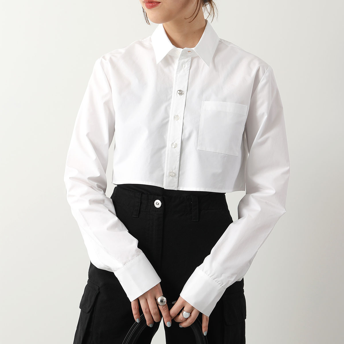 Coperni コペルニ シャツ CROPPED SHIRT COPCH27300 レディース ブラウス 長袖 コットン クロップド丈 胸ポケット  OPTIC-WHITE : 360422492 : インポートセレクトmusee - 通販 - Yahoo!ショッピング