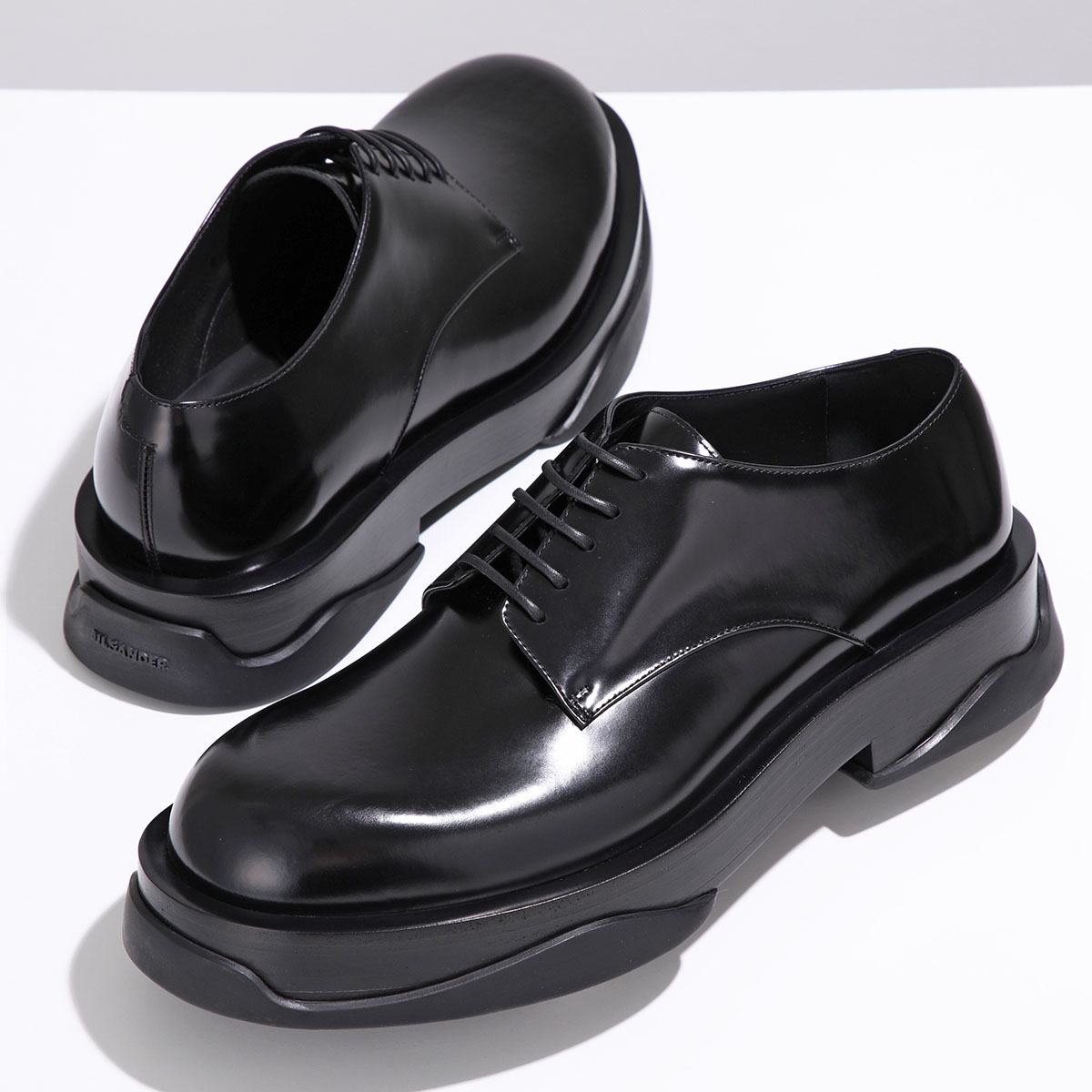 JIL SANDER ジルサンダー レースアップシューズ J33WQ0012 P2775 メンズ レザー ラウンドトゥ 靴 001/BLACK｜s-musee｜02