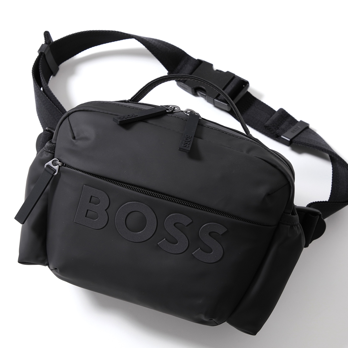 HUGO BOSS ヒューゴボス ボディバッグ Stormy Bumbag 50516894 メンズ ベルトバッグ クロスボディ 手提げ ロゴ 鞄 001｜s-musee｜02