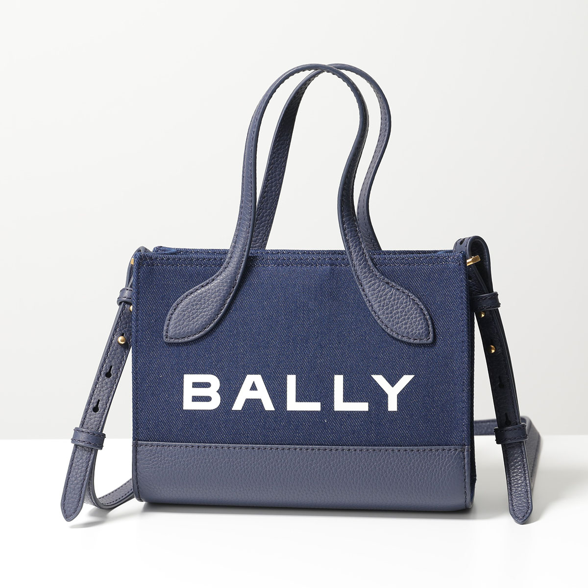 BALLY バリー ショルダーバッグ BAR KEEP ON XS WAM02G CV034 レディース ロゴ キャンバス レザー クロスボディ  ハンドバッグ 鞄 カラー2色