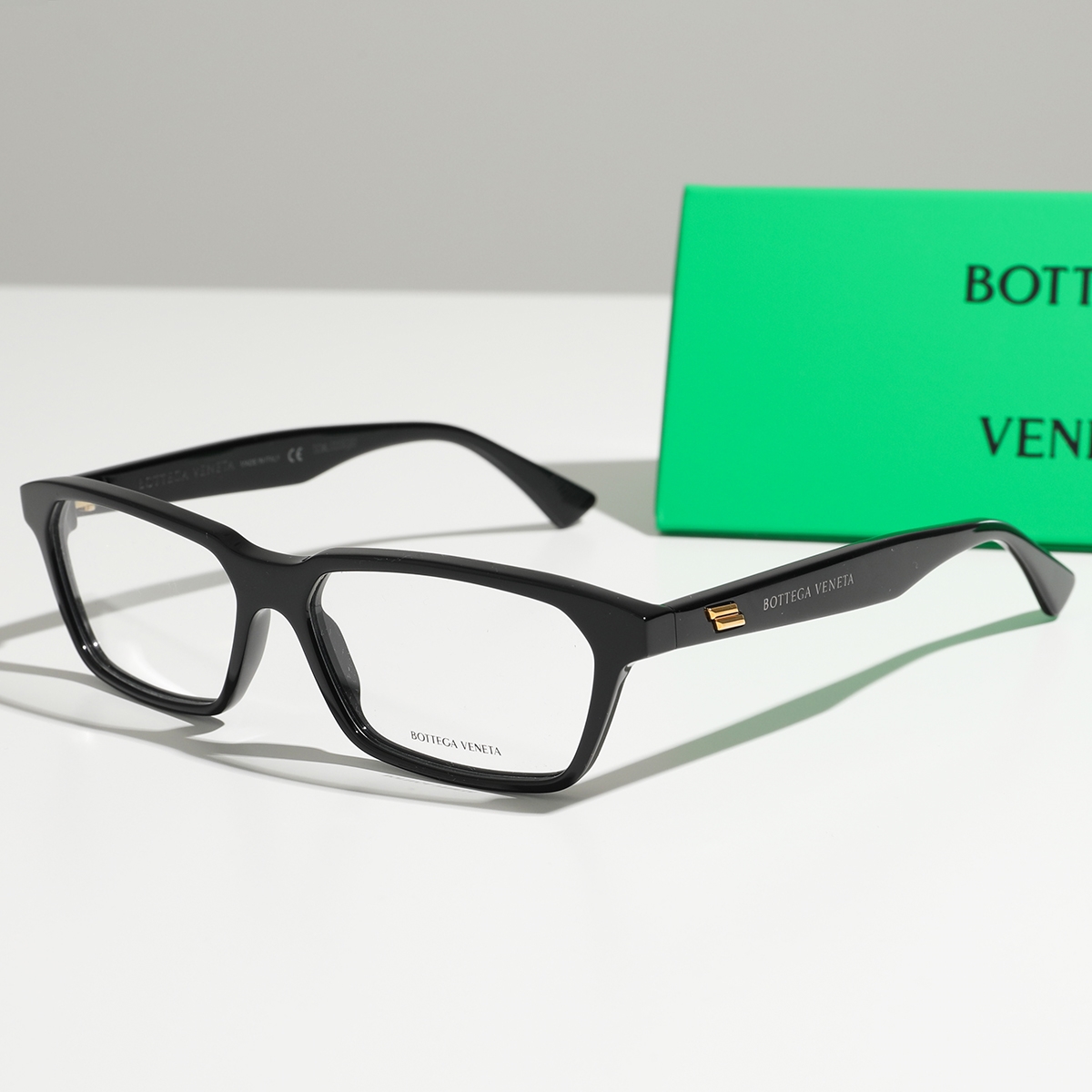 BOTTEGA VENETA ボッテガヴェネタ メガネ BV1098O メンズ スクエア型 めがね 眼鏡 ロゴ アイウェア 伊達メガネ 001/BLACK-BLACK-TRANSPAREN｜s-musee｜02