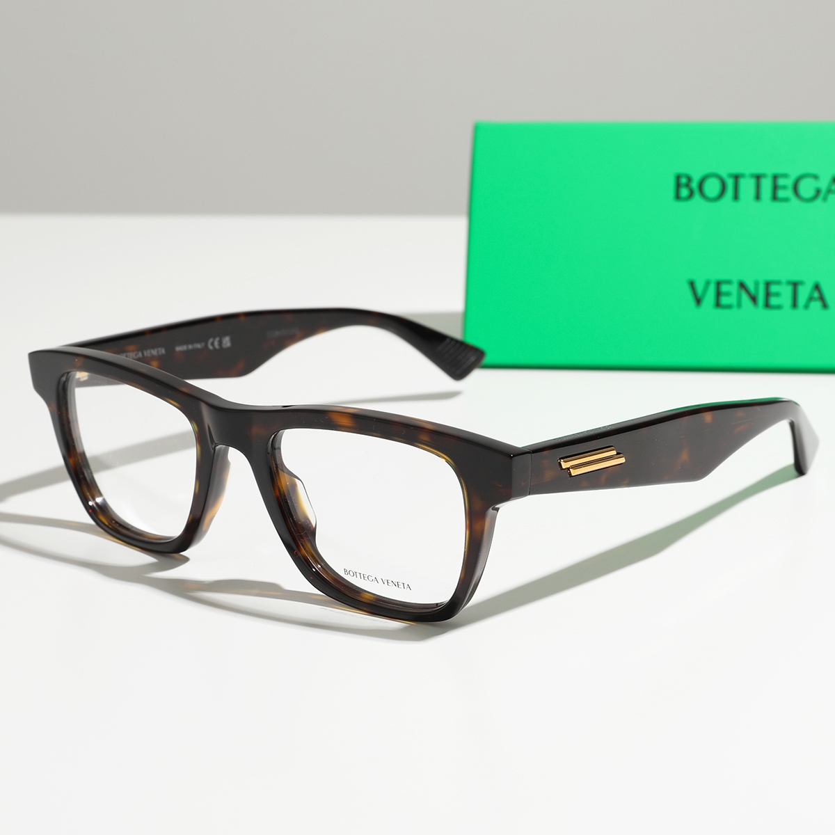 BOTTEGA VENETA ボッテガヴェネタ メガネ BV1120O メンズ スクエア型 べっ甲 めがね 伊達メガネ アイウェア 002/HAVANA-HAVANA-TRANSPAR｜s-musee｜02