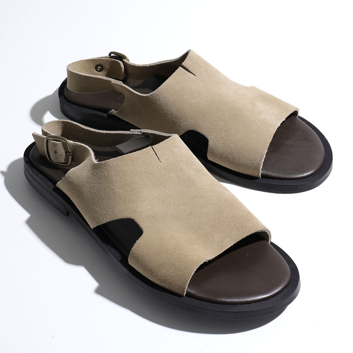 【24SS NEW】SAINT LAURENT / SAND レザーサンダル / ２色 SAND サンダル（スムースレザー） | Saint Laurent サンローラン