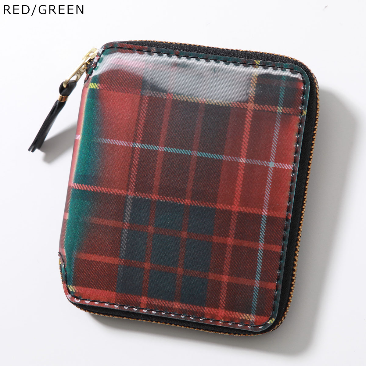 COMME des GARCONS コムデギャルソン 二つ折り財布 LENTICULAR TARTAN SA2100LT メンズ レディース ミニ財布  タータンチェック カラー3色