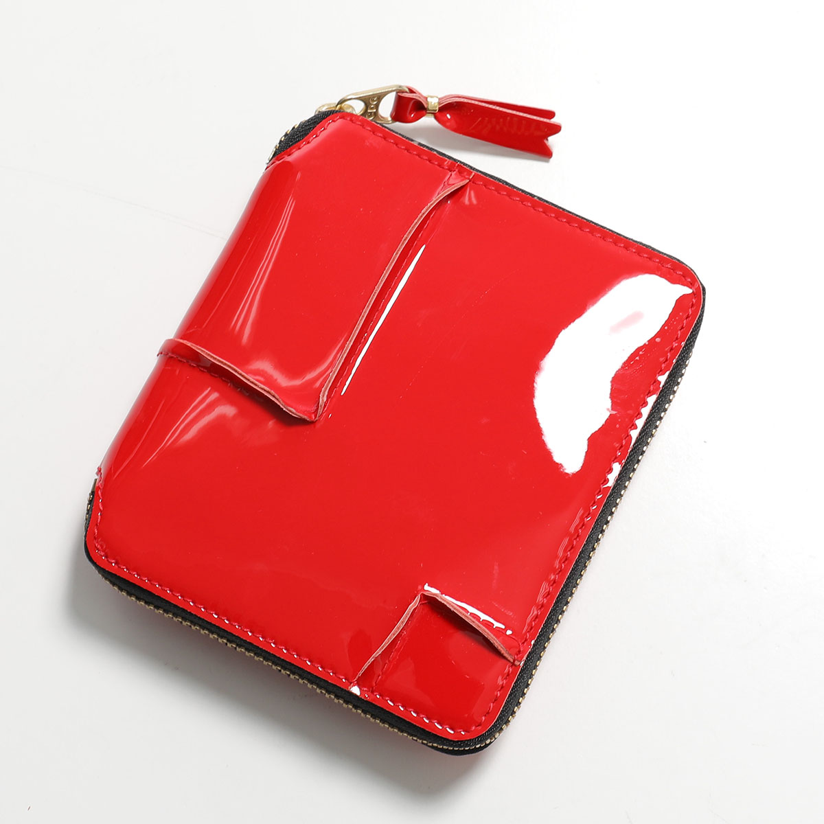 COMME des GARCONS コムデギャルソン 二つ折り財布 REVERSED HEM SA2100RH メンズ ラウンドファスナー 小銭入れあり レザー カラー3色 | COMME des GARCONS | 02