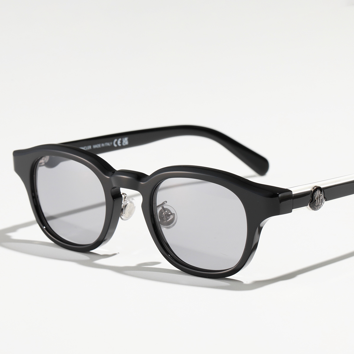 MONCLER モンクレール メガネ ML5184-D レディース カラーレンズ ウェリントン型 眼鏡 めがね ロゴ レジングS アイウェア サングラス 001｜s-musee｜02